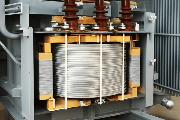 Aluminum-alloy-transformer-winding-structure