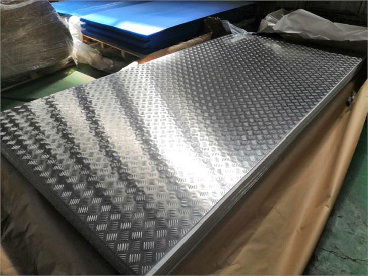 Aluminium 5 Bar Checker Plate Tread